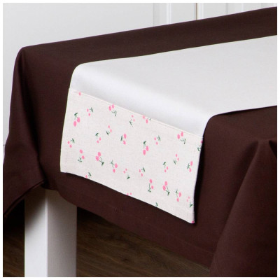 Дорожка " МИНИ. ЯГОДКИ" ,70х30см,100%хлопок, беж, LEFARD 850-603-77-1