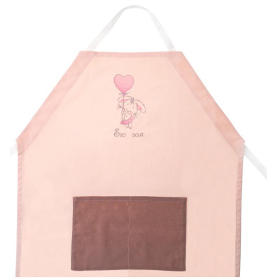 Набор фартуков из 2х-шт " ПАРОЧКА" ,100% х/б ,кофе+ пудра LEFARD 850-605-67-5