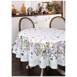 Скатерть круглая "БОТАНИКА" ,d180, 100% хлопок,твилл c пропиткой LEFARD 850-702-24