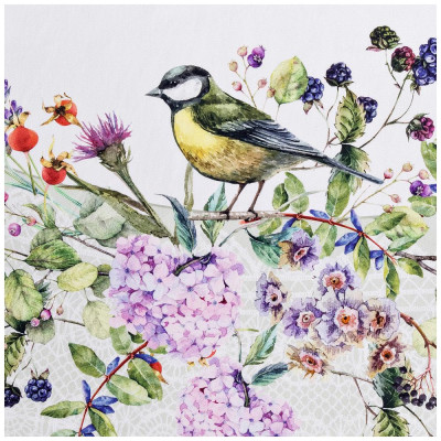 Скатерть круглая "БОТАНИКА" ,d180, 100% хлопок,твилл c пропиткой LEFARD 850-702-24-1