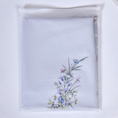 Скатерть круглая "ГУСИ ЛЕГАРД" диаметр=180 см., серый, 100% хлопок, твил, с пропиткой LEFARD 850-710-22-1