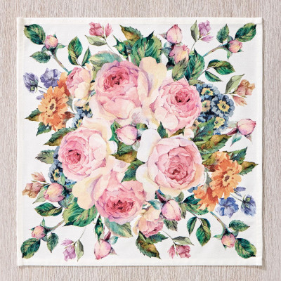 Комплект салфеток из 2-х шт " ВИНТАЖ" 40х40 см ,кремовый, 100% хлопок,твил LEFARD 850-714-81-4