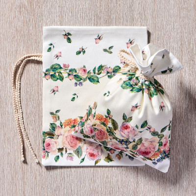 Набор мешочков из 2-х шт "ВИНТАЖ " 17х23см,100% хлопок,бежевый ,твил,пропитка LEFARD 850-714-91