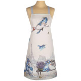 Фартук "СИНИЕ КОТЫ. ПАРИЖ", 100% хлопок,твил, белый LEFARD 850-717-7