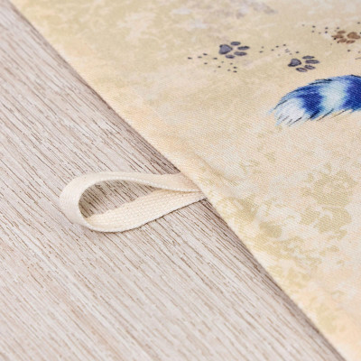 Набор полотенец из 2х шт " СИНИЕ КОТЫ. ЛАВАНДА" ,40х60см, 100% хлопок,твил, беж LEFARD 850-718-62-2