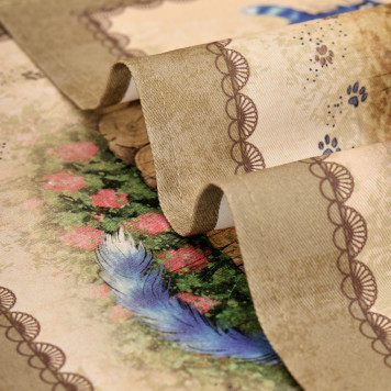 Набор салфеток из 2-х шт "СИНИЕ КОТЫ. ЛЮБОВЬ МОЯ",40х40см, 100% хлопок,твил, беж LEFARD 850-719-81-5