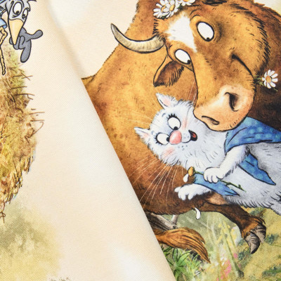 Набор полотенец 2 шт "СИНИЕ КОТЫ. ПРО ЛЮБОВЬ ",40х60 см, 100% хлопок,твил, беж LEFARD 850-720-62-3