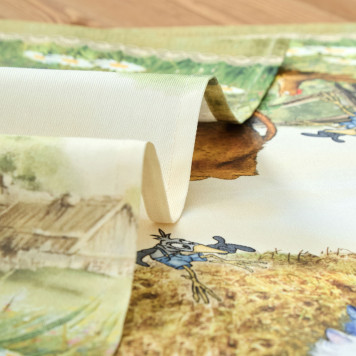 Набор полотенец 2 шт "СИНИЕ КОТЫ. ПРО ЛЮБОВЬ ",40х60 см, 100% хлопок,твил, беж LEFARD 850-720-62-6