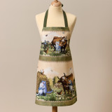 Фартук "СИНИЕ КОТЫ. ПРО ЛЮБОВЬ", 100% хлопок,твил, беж LEFARD 850-720-7