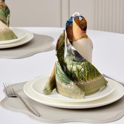 Набор салфеток из 2-х шт " СИНИЕ КОТЫ. ПРО ЛЮБОВЬ" ,40х40см, 100% хлопок,твил, беж LEFARD 850-720-81-10