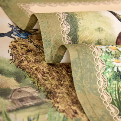 Набор салфеток из 2-х шт " СИНИЕ КОТЫ. ПРО ЛЮБОВЬ" ,40х40см, 100% хлопок,твил, беж LEFARD 850-720-81-5