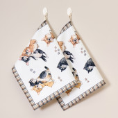 Набор полотенец из 2-х шт " ДРУЖБА" ,40х60см, 100% хлопок, твил LEFARD 850-721-61