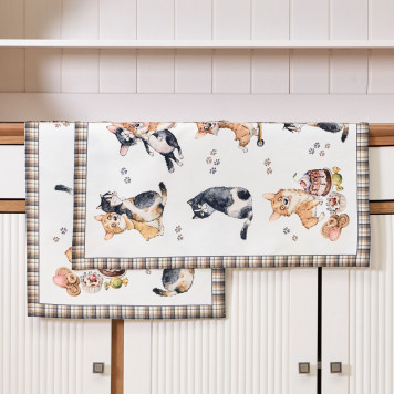 Набор полотенец из 2-х шт " ДРУЖБА" ,40х60см, 100% хлопок, твил LEFARD 850-721-61-8