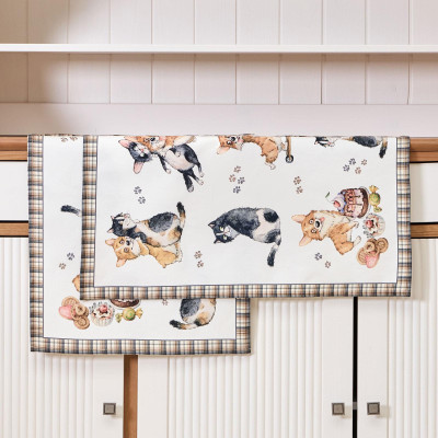 Набор полотенец из 2-х шт " ДРУЖБА" ,40х60см, 100% хлопок, твил LEFARD 850-721-61-8