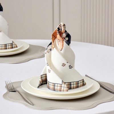 Набор салфеток из 2-х шт " ДРУЖБА" ,40х40см, 100% хлопок,твил, белый LEFARD 850-721-8-10