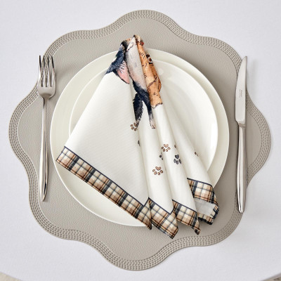 Набор салфеток из 2-х шт " ДРУЖБА" ,40х40см, 100% хлопок,твил, белый LEFARD 850-721-8-12