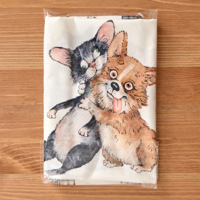 Набор салфеток из 2-х шт " ДРУЖБА" ,40х40см, 100% хлопок,твил, белый LEFARD 850-721-8-1