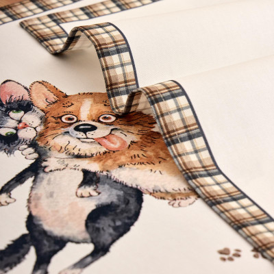 Набор салфеток из 2-х шт " ДРУЖБА" ,40х40см, 100% хлопок,твил, белый LEFARD 850-721-8-5