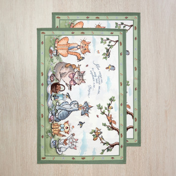 Набор полотенец из 2х шт " ПАЛЬЧИКИ ОБЛИЖЕШЬ" ,40х60см, 100% хлопок LEFARD 850-724-61-1