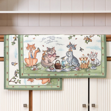 Набор полотенец из 2х шт " ПАЛЬЧИКИ ОБЛИЖЕШЬ" ,40х60см, 100% хлопок LEFARD 850-724-61-7