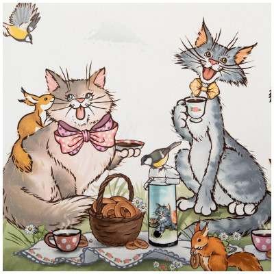 Фартук "ПАЛЬЧИКИ ОБЛИЖЕШЬ", 100% хлопок,твил, белый LEFARD 850-724-7-2