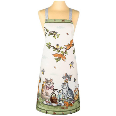 Фартук "ПАЛЬЧИКИ ОБЛИЖЕШЬ", 100% хлопок,твил, белый LEFARD 850-724-7