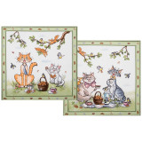 Набор салфеток из 2-х шт " ПАЛЬЧИКИ ОБЛИЖЕШЬ" ,40х40см, 100% хлопок,твил LEFARD 850-724-8