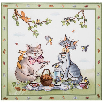 Набор салфеток из 2-х шт " ПАЛЬЧИКИ ОБЛИЖЕШЬ" ,40х40см, 100% хлопок,твил LEFARD 850-724-8-2