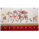 Скатерть "С НОВЫМ ГОДОМ" 140х180см ,красный, 100% хлопок,твил с пропиткой LEFARD 850-725-23