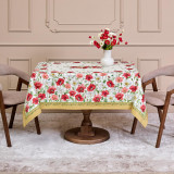 Скатерть "МАКИ" 140х180 ,кремовый, 100% хлопок с пропиткой,твил LEFARD 850-731-23