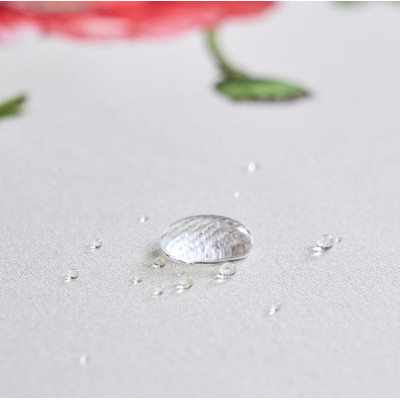 Скатерть "МАКИ" 140х180 ,кремовый, 100% хлопок с пропиткой,твил LEFARD 850-731-23-3