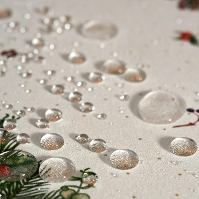 Скатерть круглая " CELEBRATION" 220см , бежевый, 100% хлопок, твил, пропитка LEFARD 850-734-28-12