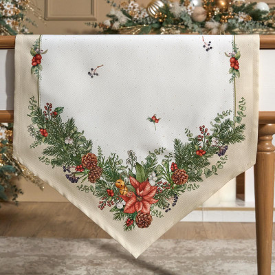 Дорожка на стол "CELEBRATION", 45х215см, бежевый, 100% хлопок,твил LEFARD 850-734-32-5