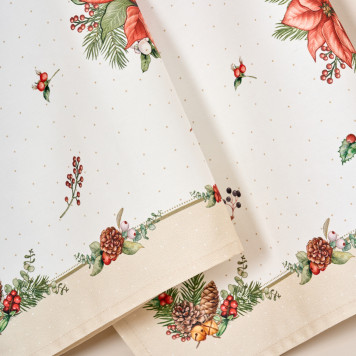 Набор полотенец из 2шт" CELEBRATION" , 40х60см, 100% хлопок, бежевый, твил LEFARD 850-734-61-1