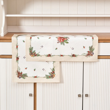 Набор полотенец из 2шт" CELEBRATION" , 40х60см, 100% хлопок, бежевый, твил LEFARD 850-734-61-6