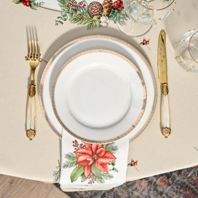 Набор салфеток из 2-х шт " CELEBRATION" , 40х40см, 100% хлопок, бежевый, твил, горох LEFARD 850-734-8-11