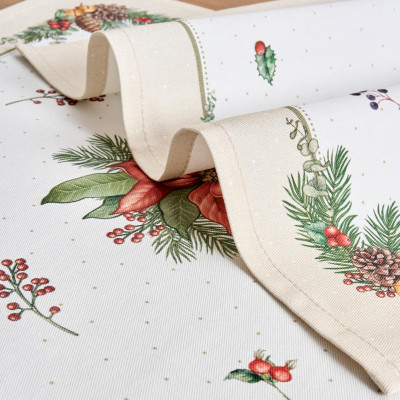 Набор салфеток из 2-х шт " CELEBRATION" , 40х40см, 100% хлопок, бежевый, твил, горох LEFARD 850-734-8-4