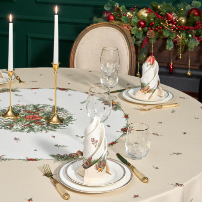 Набор салфеток из 2-х шт " CELEBRATION" , 40х40см, 100% хлопок, бежевый, твил, горох LEFARD 850-734-8-5