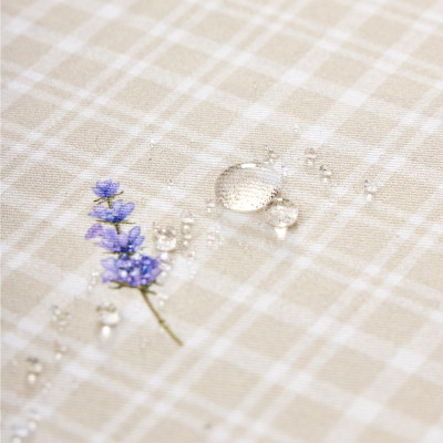 Скатерть "ДУША ПРОВАНСА" 110х140см ,бежевый, 100% хлопок,твил с пропиткой LEFARD 850-735-20-2