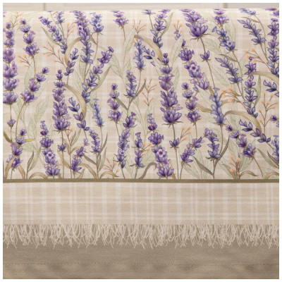 Скатерть "ДУША ПРОВАНСА" 160х220см ,бежевый, 100% хлопок,твил с пропиткой LEFARD 850-735-24-3