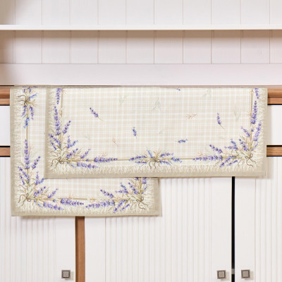 Набор полотенец из 2-х шт " ДУША ПРОВАНСА" , 40х60см, 100% хлопок, твил, клетка LEFARD 850-735-64-8