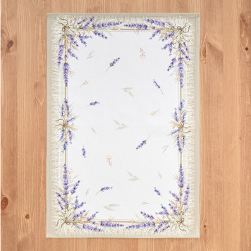 Набор полотенец из 2-х шт " ДУША ПРОВАНСА" , 40х60см, 100% хлопок, твил, белый LEFARD 850-735-65-4