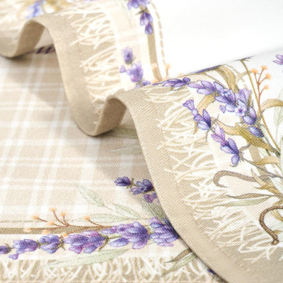 Набор салфеток из 2-х шт " ДУША ПРОВАНСА" , 40х40см, 100% хлопок, бежевый, твил, LEFARD 850-735-8-3