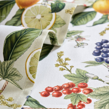 Набор салфеток из 2-х шт " FRUIT BASKET" , 40х40см, 100% хлопок, бежевый, твил, LEFARD 850-741-8-4