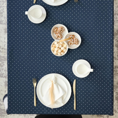 Скатерть "FAMILY FARM" 110х140см ,синий, 100% хлопок,твил пропитка LEFARD 850-742-20-5