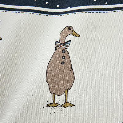 Скатерть круглая "FAMILY FARM" 190см ,синий, 100% хлопок, твил, с пропиткой LEFARD 850-742-22-13