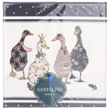 Дорожка на стол " FAMILY FARM" , 45х188см, синий, 100% хлопок, твил, пропитка LEFARD 850-742-3