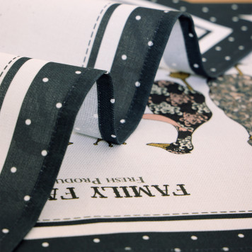 Набор полотенец "FAMILY FARM",синий ,40х70см твил,100% хлопок, LEFARD 850-742-62-3