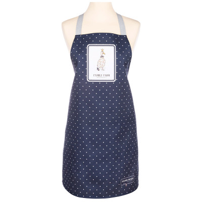 Фартук " FAMILY FARM" , 100% хлопок, синий, твил, пропитка LEFARD 850-742-71