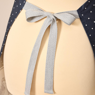 Фартук " FAMILY FARM" , 100% хлопок, синий, кайма, твил, пропитка LEFARD 850-742-72-10